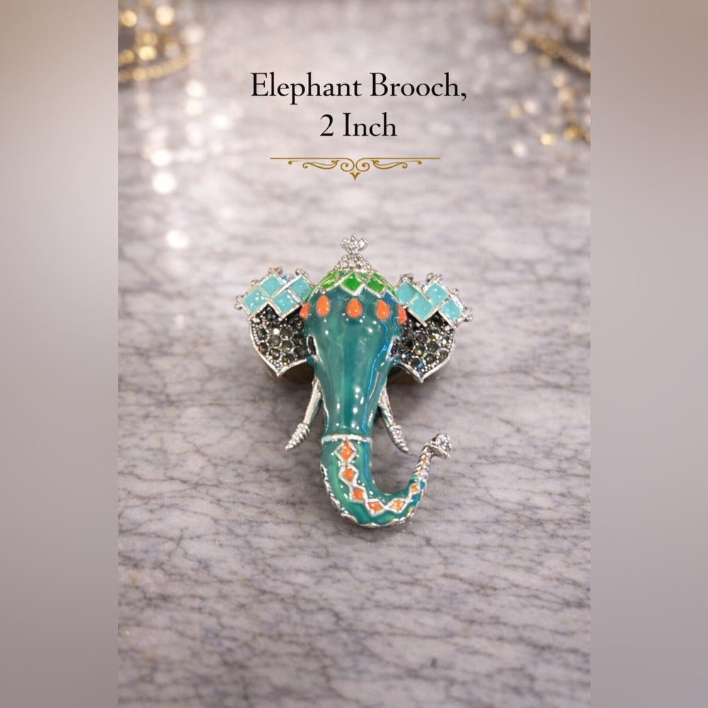 Elephant Brooch